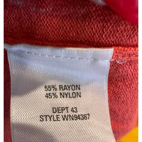 Nordstrom Coral Pink Floral Sweater Tank‎ Sleeveless Sweater Knit Set EUC - Picture 5 of 16